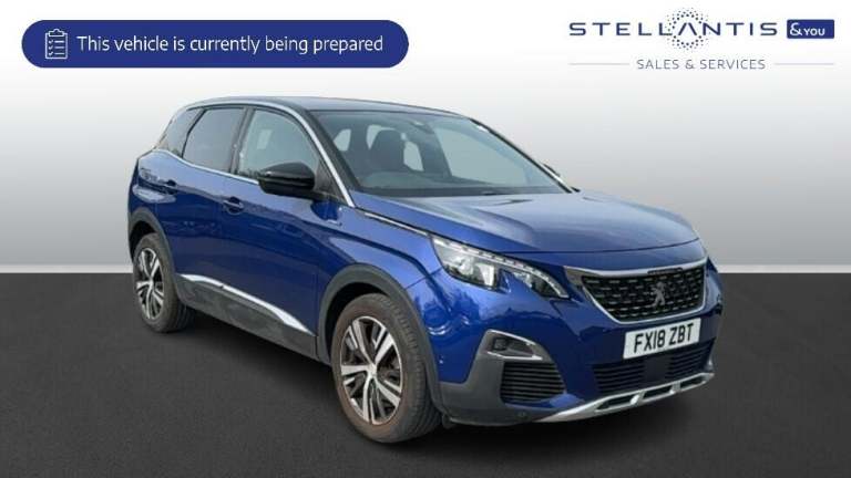 2018 Peugeot 3008 1.6 THP GT Line 5dr EAT6 HATCHBACK PETROL Automatic