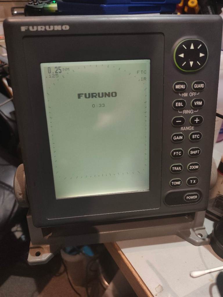 Furuno Marine Radar Display Unit Rdp-125 