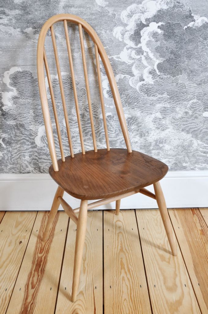 RENOVATED Vintage Retro Designer 60's Mid Century Ercol Windsor Quaker Chair mdl 365
