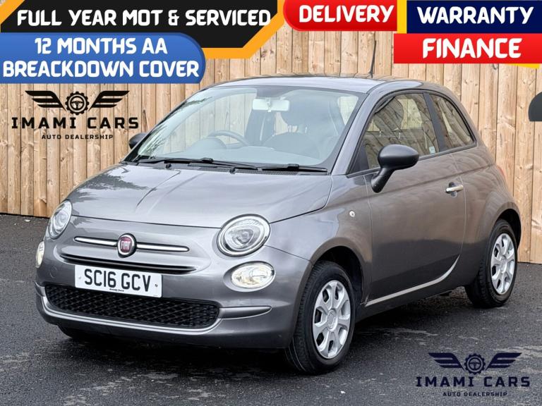 2016 Fiat 500 1.2 Pop 3dr PETROL MANUAL 38000 MILES FRESH MOT SERVICED ULEZ  FSH HATCHBACK Petrol...
