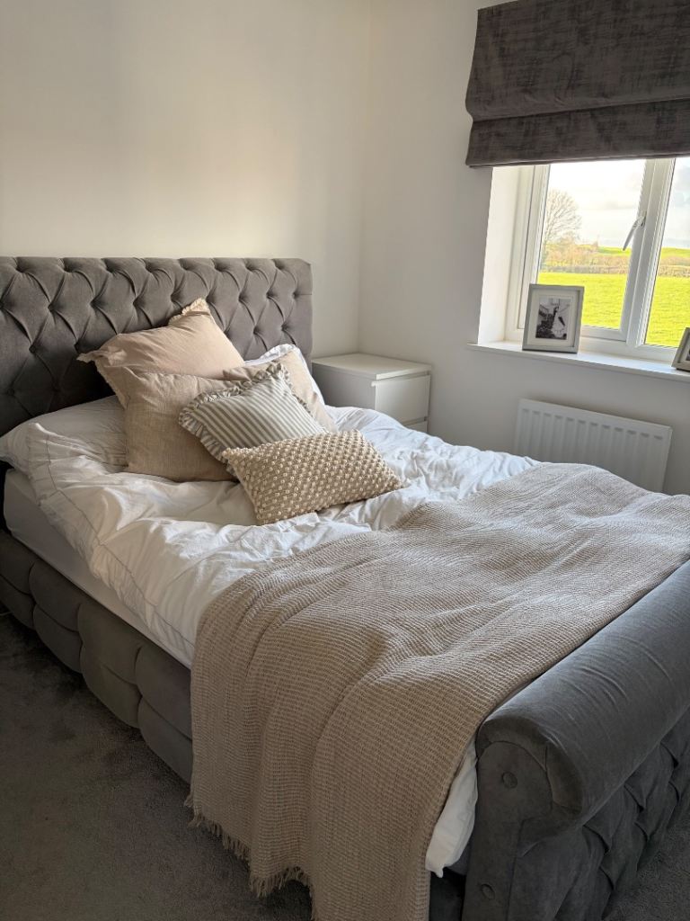 Double bed and mattress 