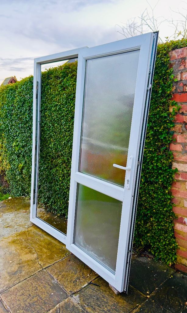 UPVC Door Double Glazed Door Exterior Door