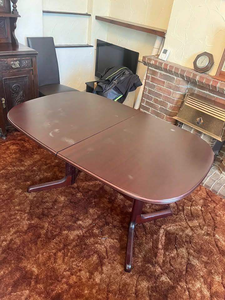 Danish Farstrup Vintage Extendable Dining Table 'No Chairs'
