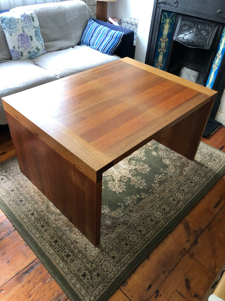 Solid wood large coffee table 