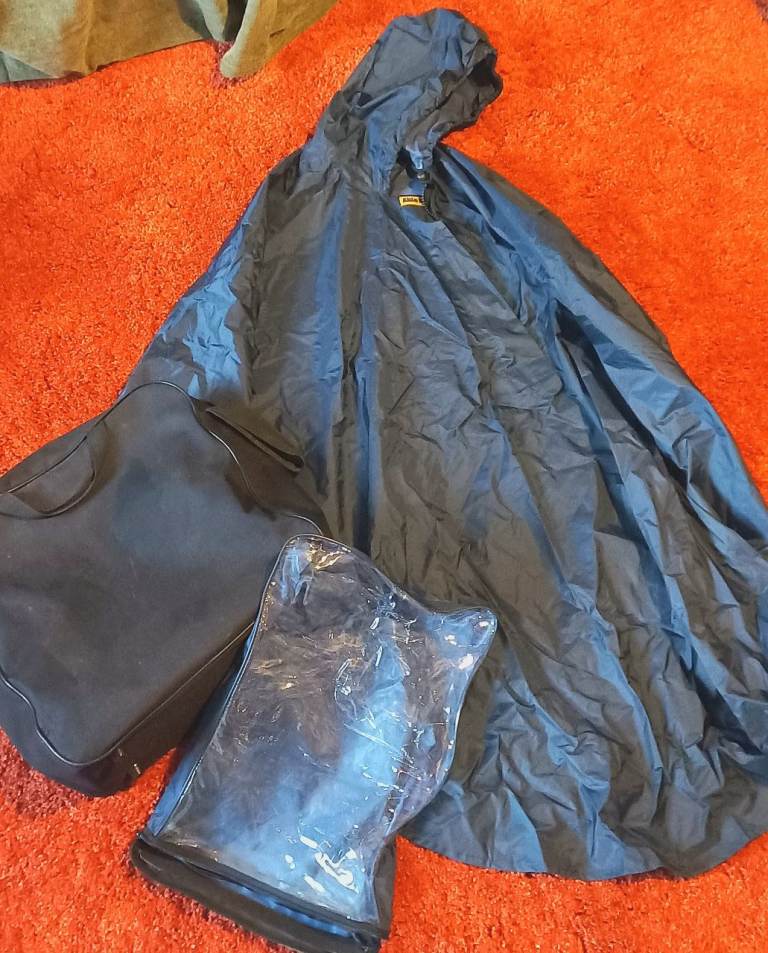 Wheelchair Poncho and Bag