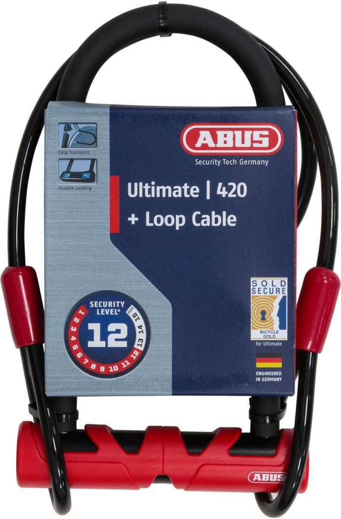 ABUS Ultimate 420 + Loop Cable Lock 