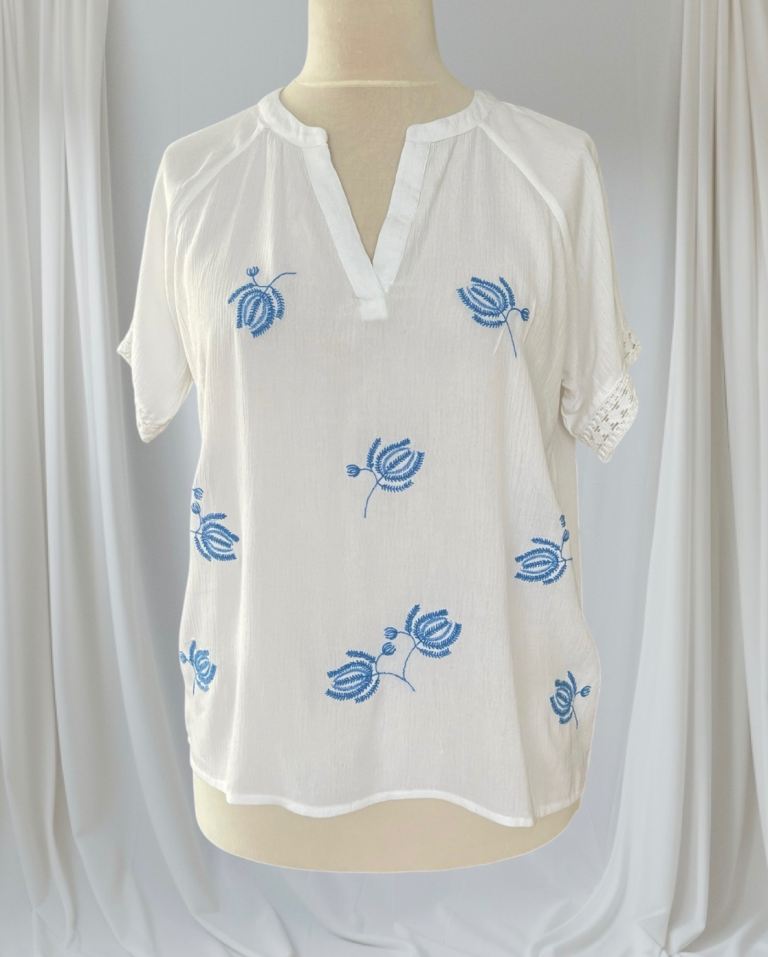 Cotton Traders Women’s Summer Blouse Size 10