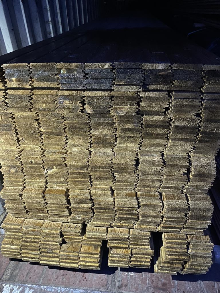 New timber treated shed cladding 4.2 metres 