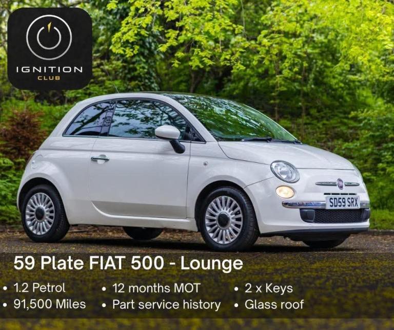 59 Plate Fiat 500- Lounge
