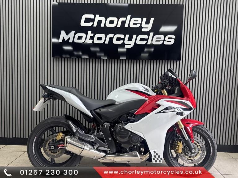 2012 Honda CBR600 Fa Red-white with 19300 miles in excellent condition