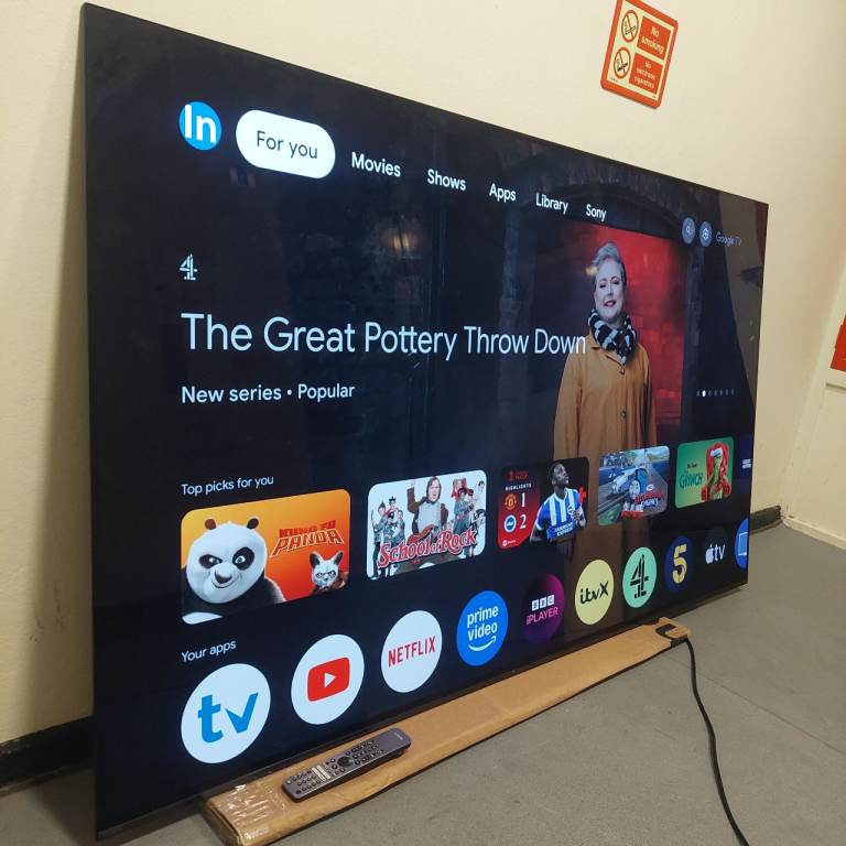 65"SONY BRAVIA ANDRIOD 4K SMART ULTRA UHD HDR WIFI LED TV 280£