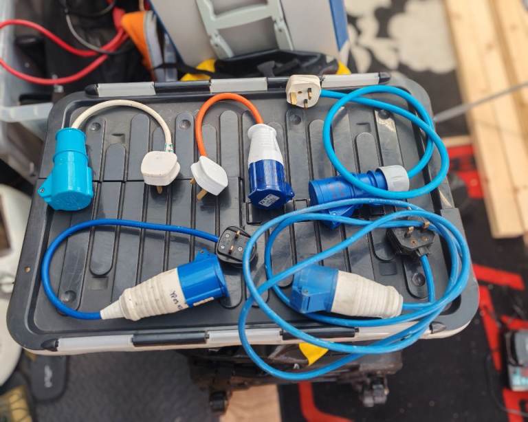 Various Motorhome hookup cables