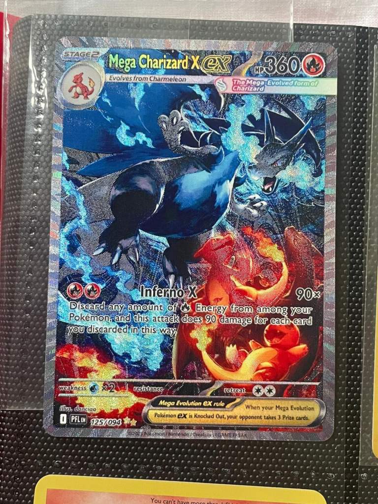 Pokemon mega charizard x ex 