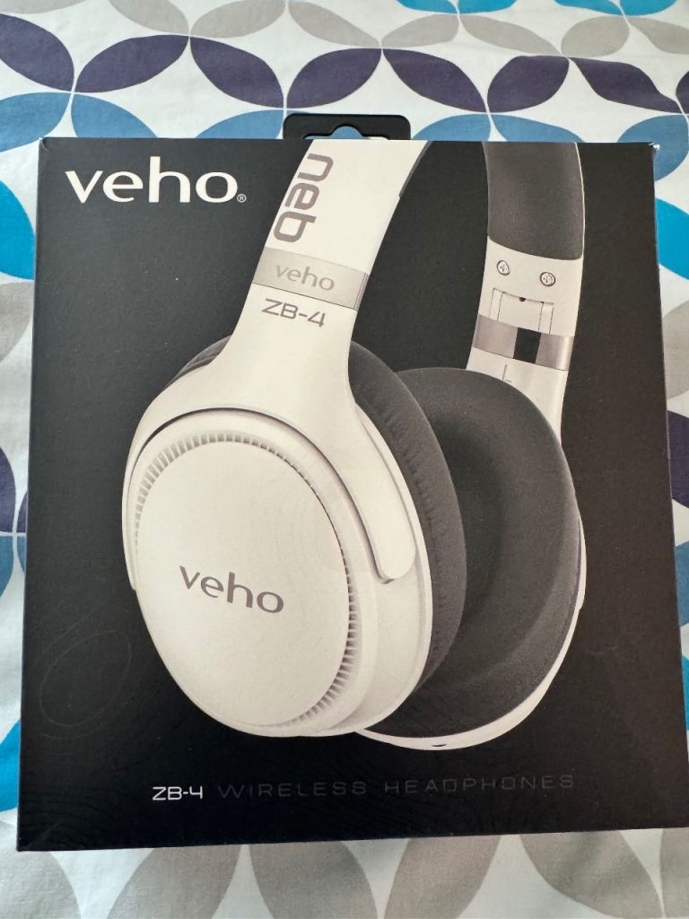Veho ZB-4 Neb Bluetooth White Headphones