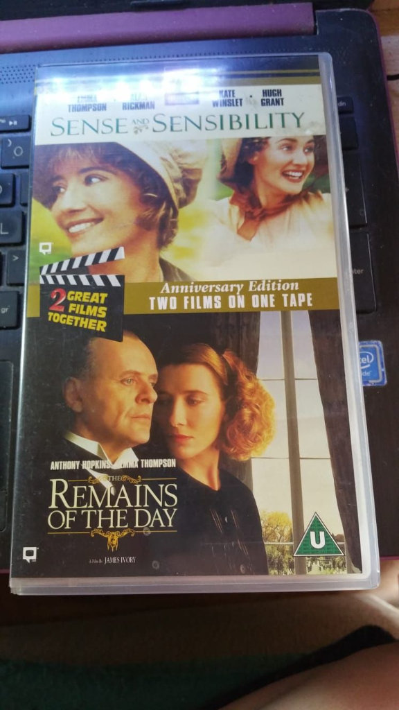 Sense and sensibility & The remains of the day one Video two films