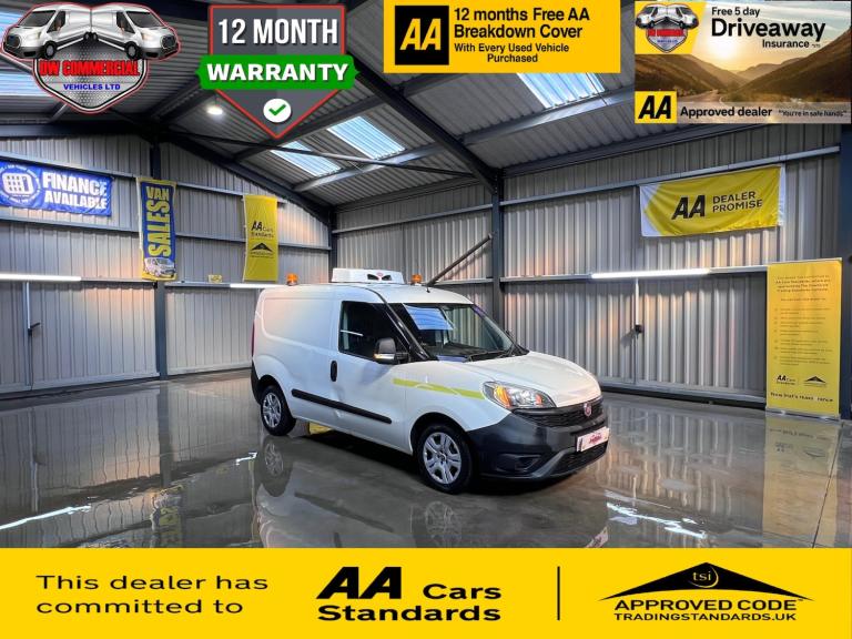2015 15 Reg FIAT DOBLO 1.3 Multijet 16V Start Stop Freezer Van + VAT