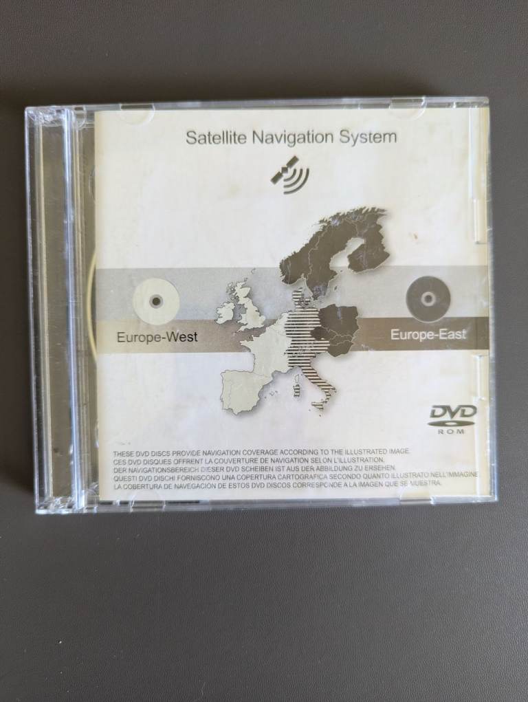 Honda Satellite Navigation disk - Europe East 2007-2008