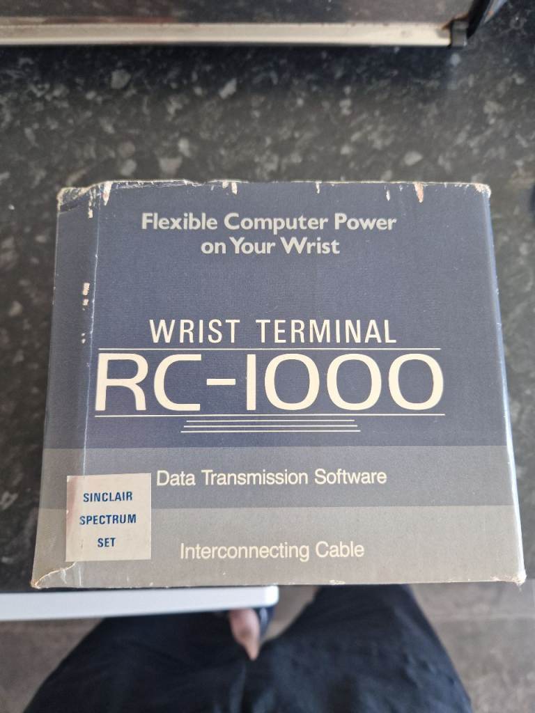 Sinclair RC-1000 Wrist Terminal - Data Transmission Software Boxed