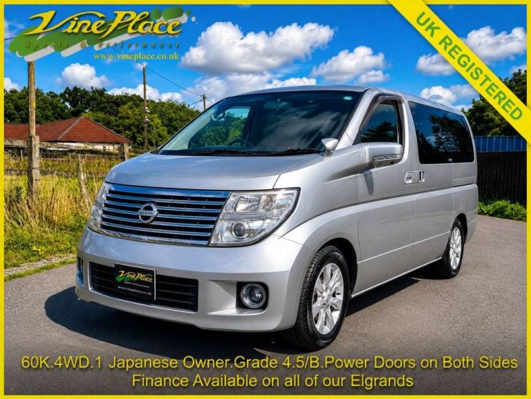 2007 Nissan Elgrand 3.5 4WD, X, 8 Seats, Auto MPV Petrol Automatic