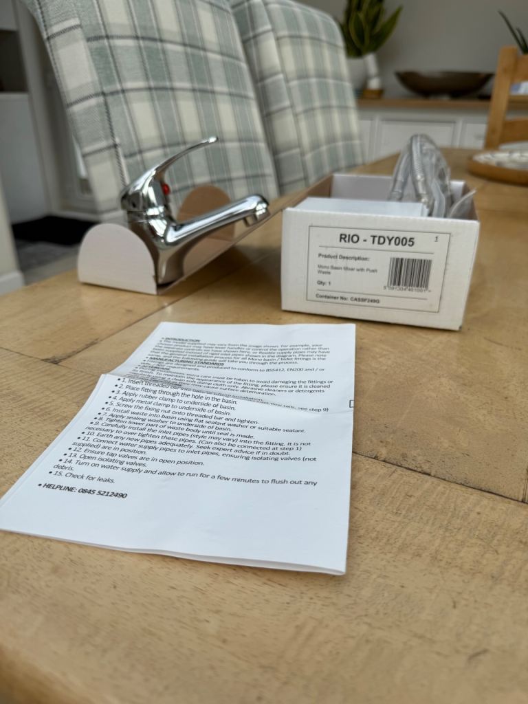 image for Mono Basin Mixer with Push Waste