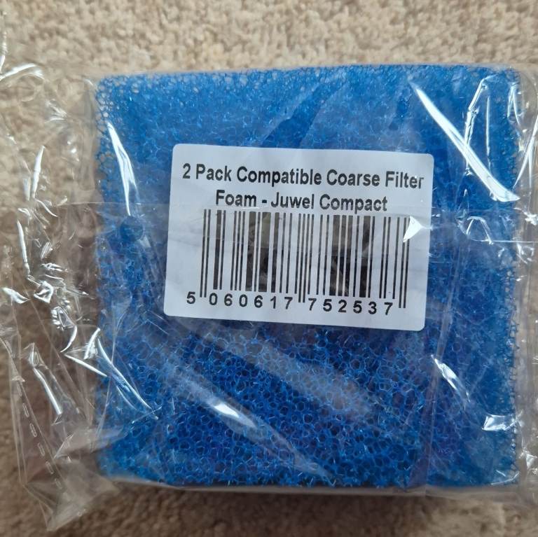 Juwel compatible compact coarse blue filter x1