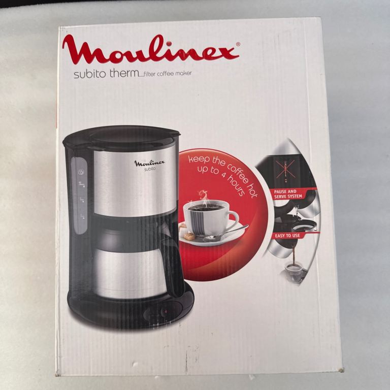 Moulinex Subito Therm Filter Coffee Maker – Brand New
