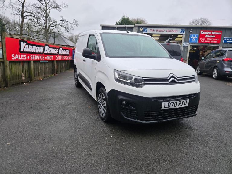 2020 Citroen Berlingo 1.5 BlueHDi 1000Kg Enterprise 100ps PANEL VAN Diesel Manual
