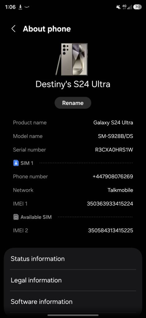 Samsung Galaxy S24 Ultra – Excellent Condition
