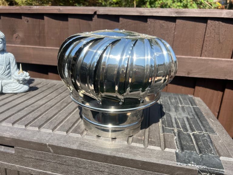 Stainless Steel Rotating Chimney Cowl Cap.. (Unused)