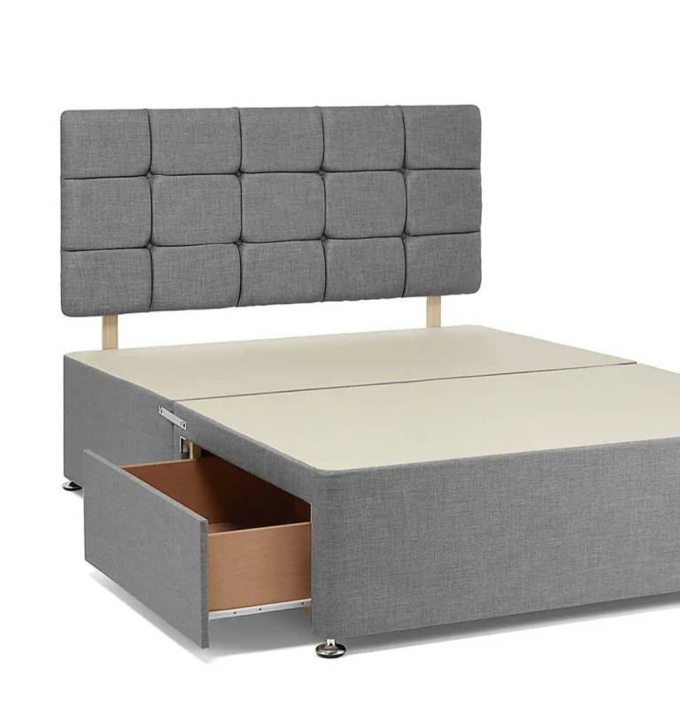 Brand new dunelm king size bed headboard. Slate grey