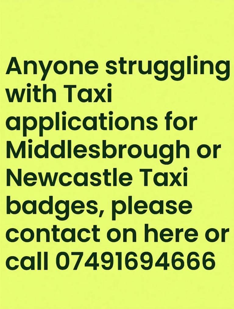 Taxi applications 