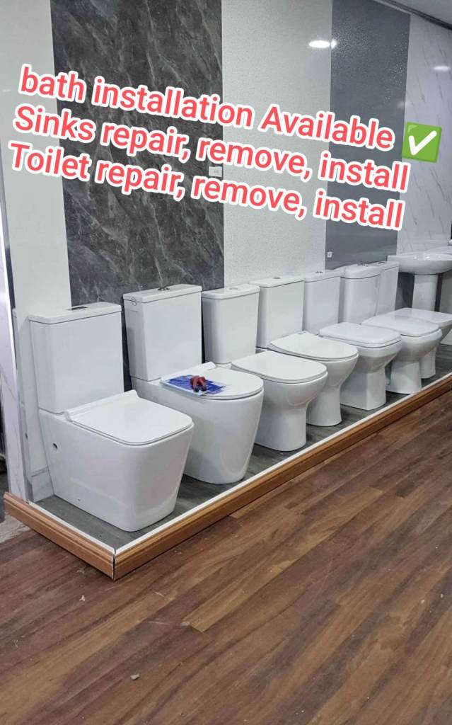 New White Ceramic Toilets for Bathroom Installation