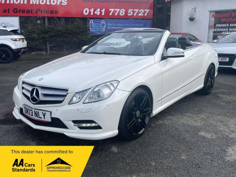 2013 Mercedes-Benz E Class E250 BlueEFFICIENCY Sport 2dr Tip Auto CONVERTIBLE PETROL Automatic