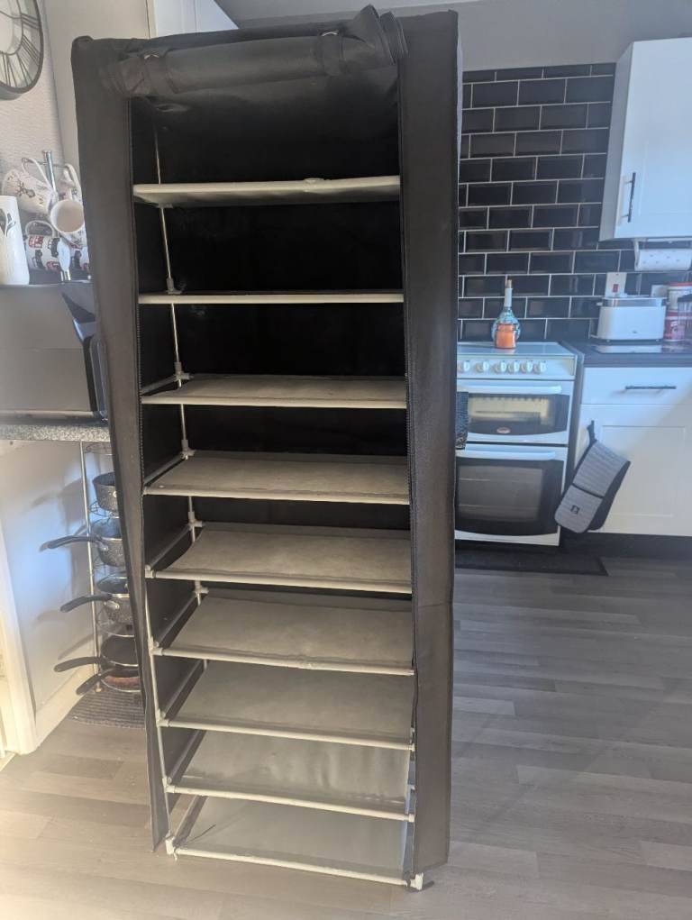 Canvas shelving unit 