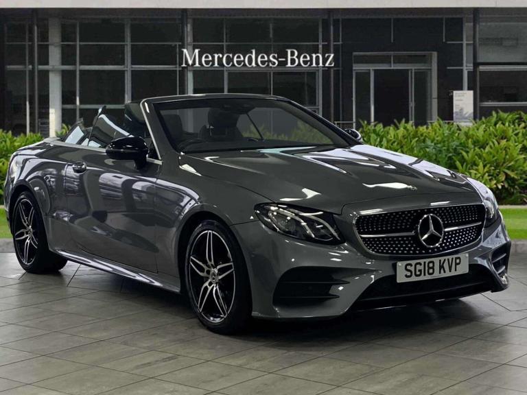 2018 Mercedes-Benz E Class E220d AMG Line Premium 2dr 9G-Tronic CONVERTIBLE DIESEL Automatic