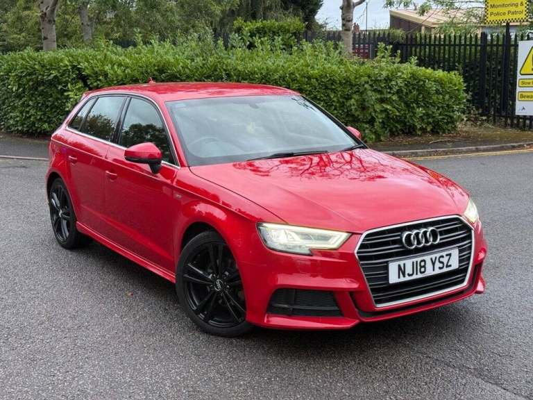 2018 Audi A3 1.6 TDI S line Sportback 5dr Diesel Manual Euro 6 (s/s) (110 ps) Hatchback Diesel Ma...