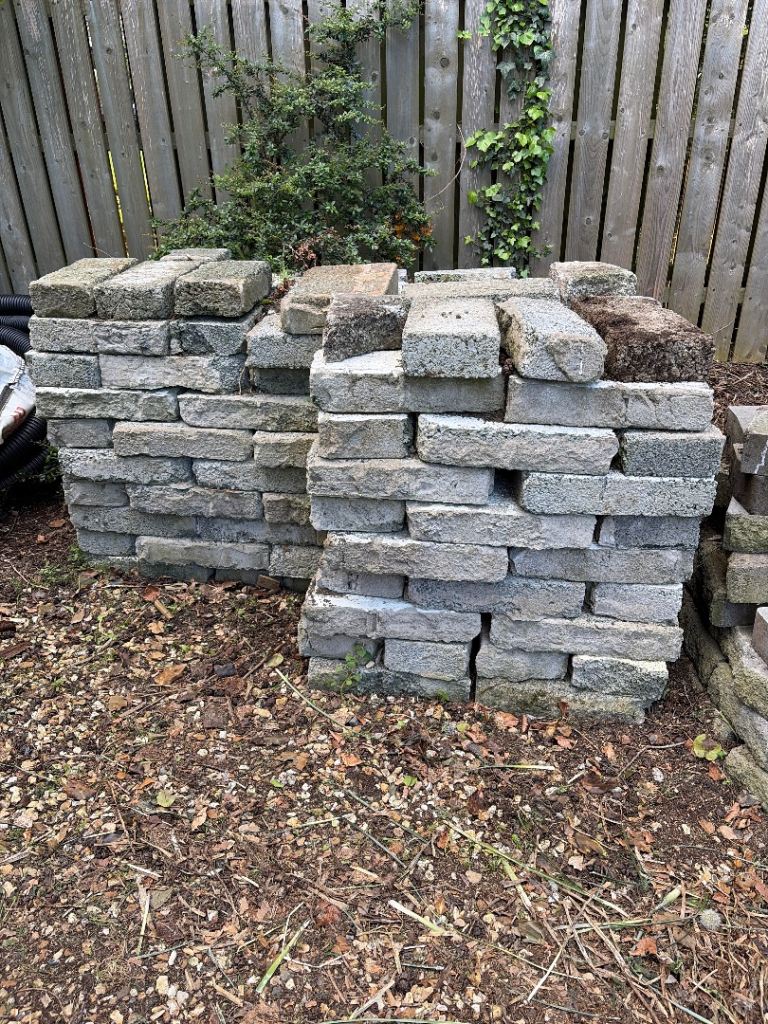 Number of building breeze blocks - free for collection 