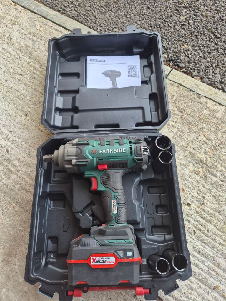 Parkside Cordless Impact Wrench 20v 4Ah