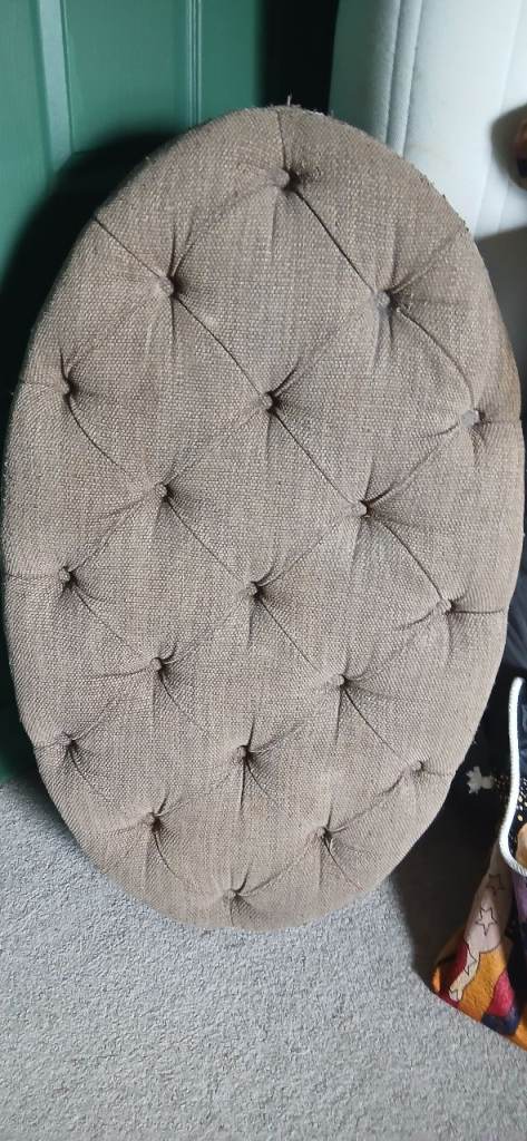 Buttoned Footstool/table