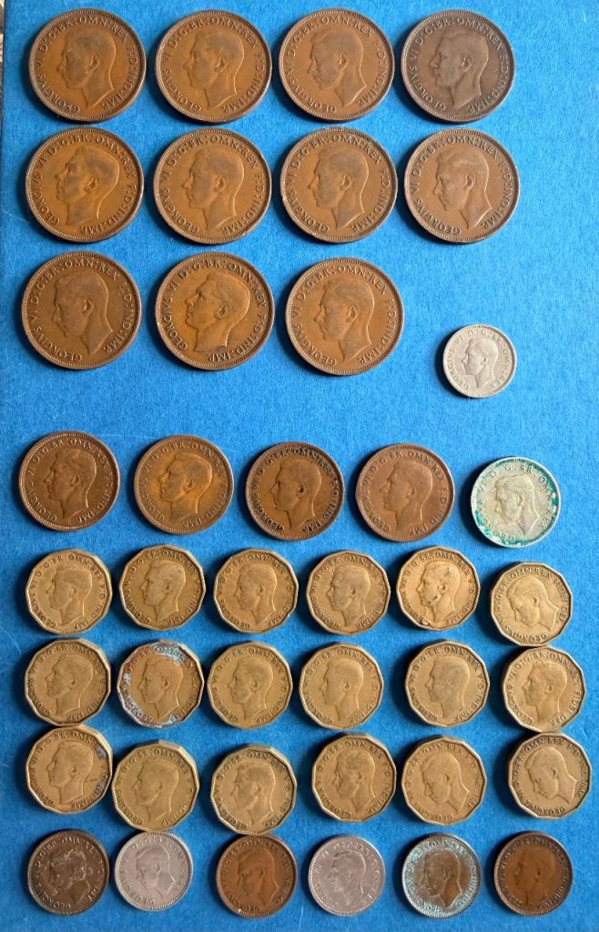 Rare King George VI Coin collection 