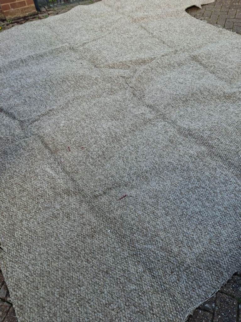 Large Grey Carpet Offcut / Remnant
