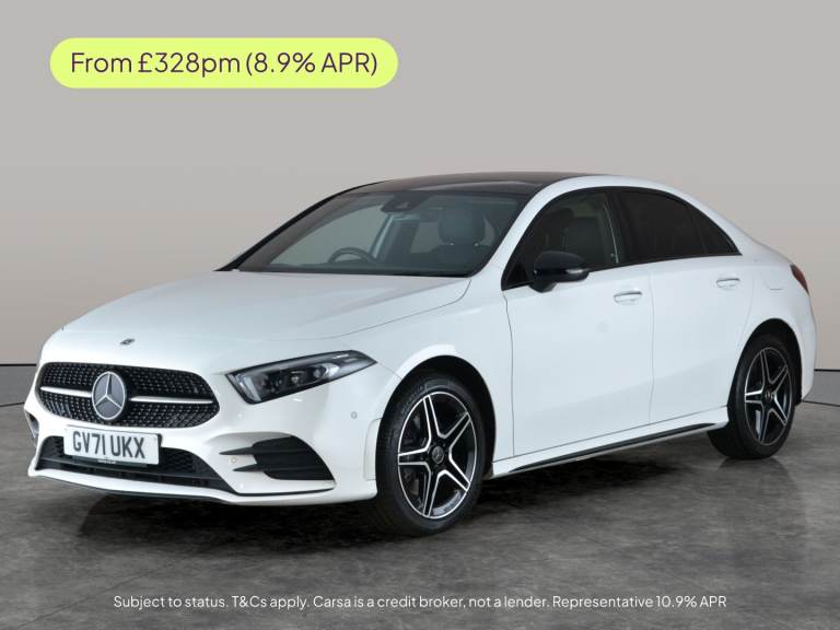 2022 Mercedes-Benz A-Class 1.3 A250e 15.6kWh AMG Line Edition (Premium Plus) Saloon 4dr Petrol Pl...