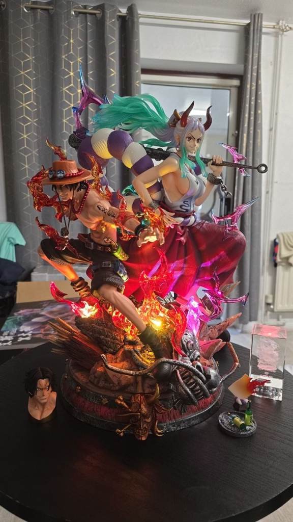 One Piece Ace & Yamato Resin Figure