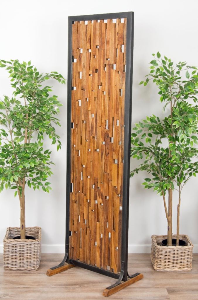 4 Teak Room Dividers