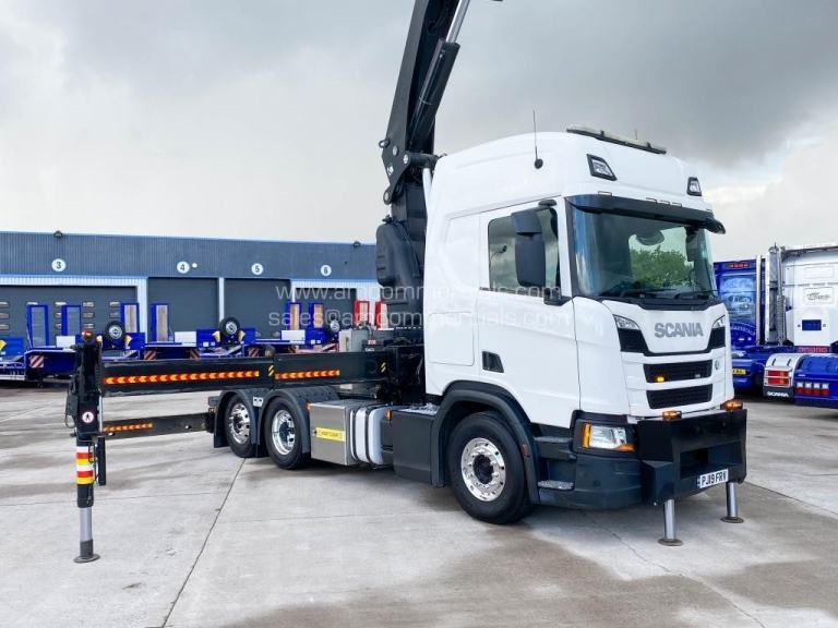 2019 (19) SCANIA R450 CRANE-MOUNTED 6X2 TAG WITH HIAB CRANE