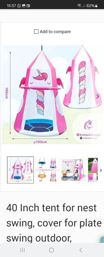 childrens outdoor circular swing cover