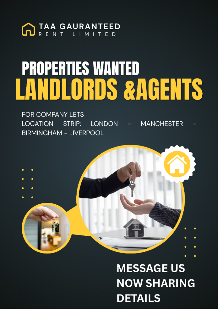 LANDLORDS & AGENTS – DO YOU HAVE PROPERTIES OPEN TO COMPANY LETS?