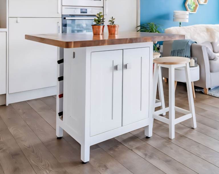 Kitchen Island storage *without* worktop