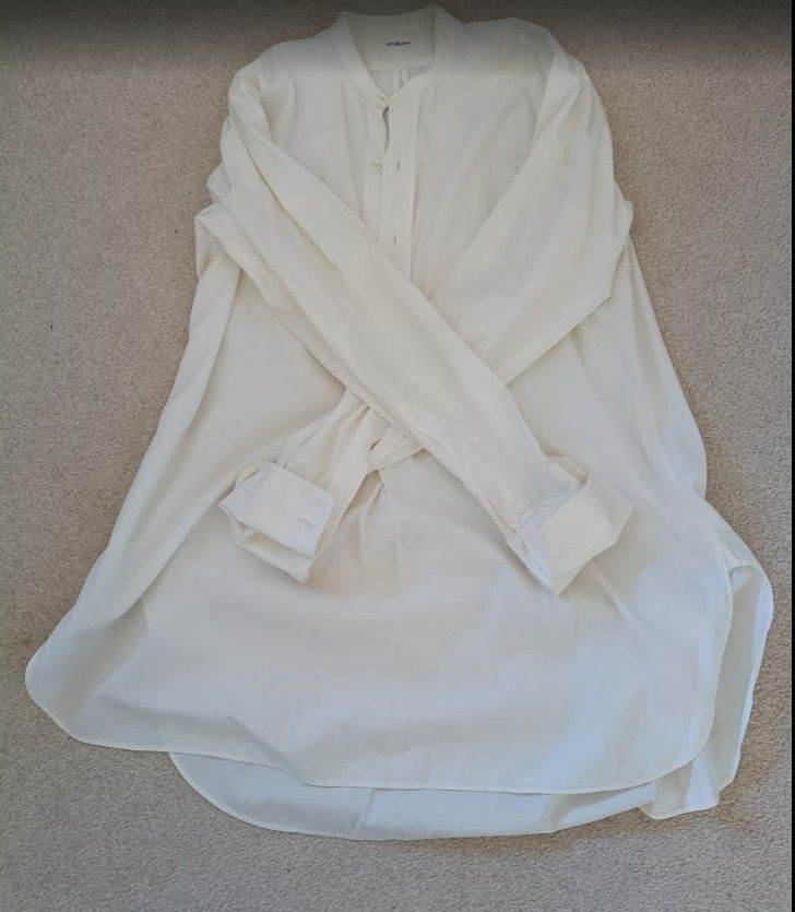 Vintage collarless shirt