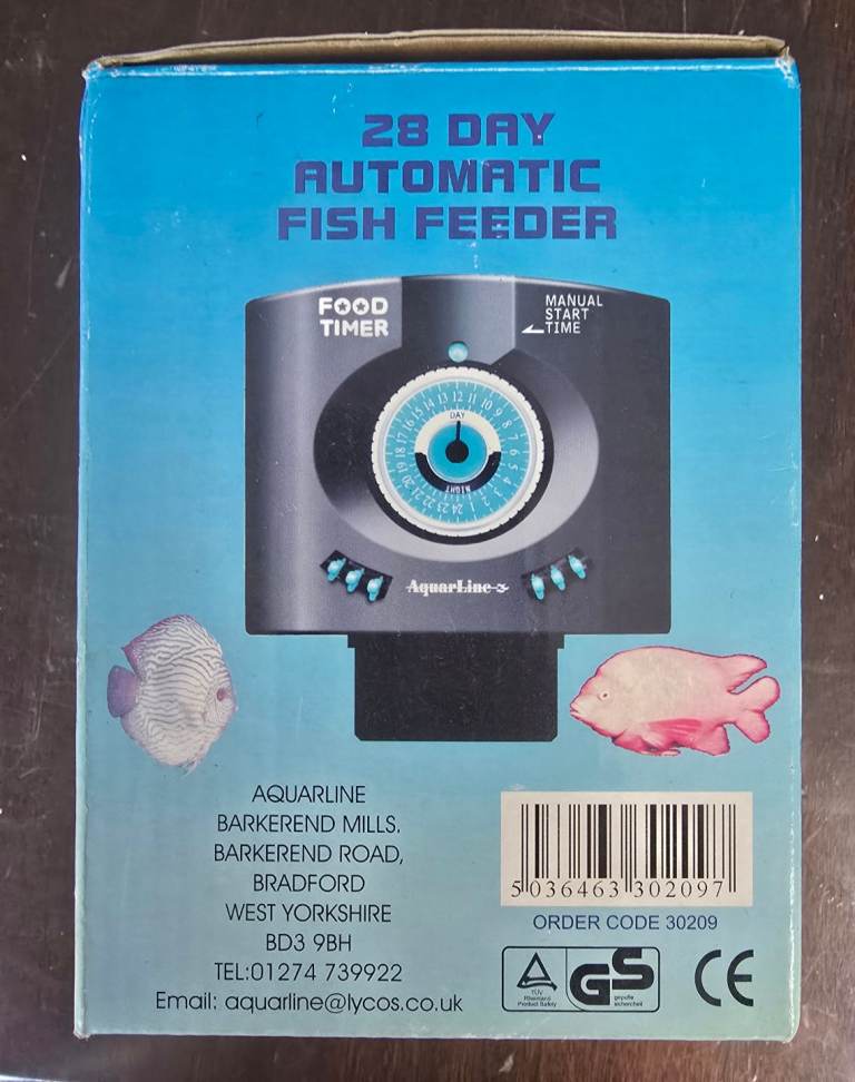 Automatic Fish Feeder,  Brand New. 